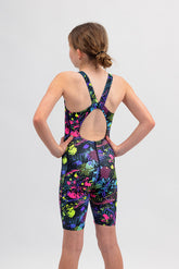 Girls Chlorine Resistant Legsuit - Move It